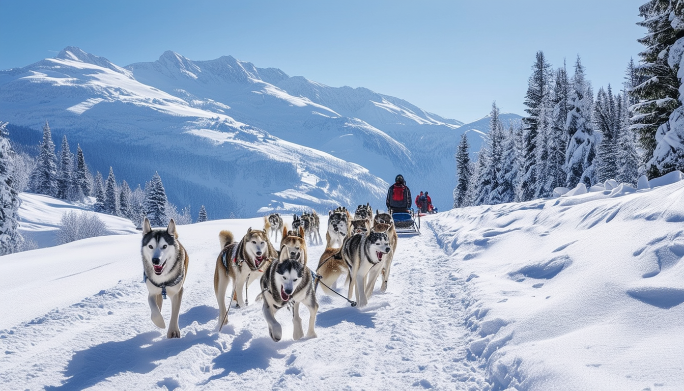 découvrez l'excitation de la conduite d'un chien de traîneau au col de la loge ! vivez une aventure inoubliable à travers des paysages enneigés et partagez des moments uniques avec nos compagnons à quatre pattes. réservez dès maintenant pour une expérience mémorable.
