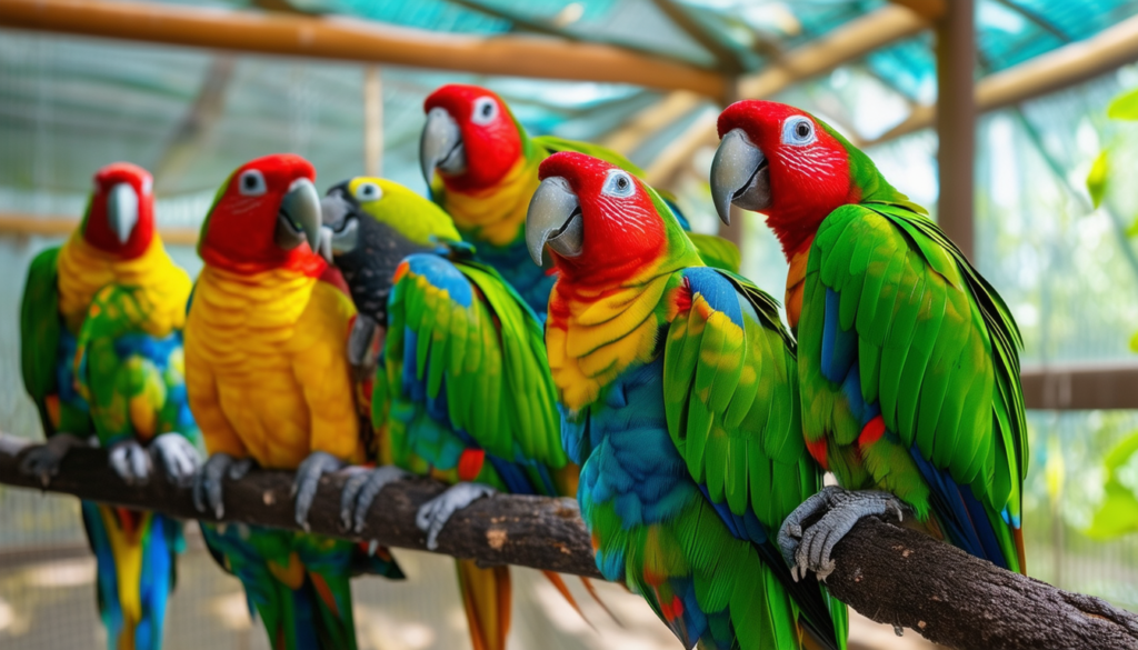 Perroquets amazonie : Les espèces populaires qui envoûtent les passionnés de volières ????