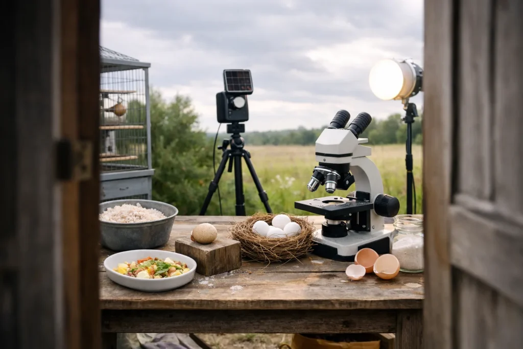 Le calcium d&rsquo;un oiseau se joue à la lumière autant qu&rsquo;à l&rsquo;assiette